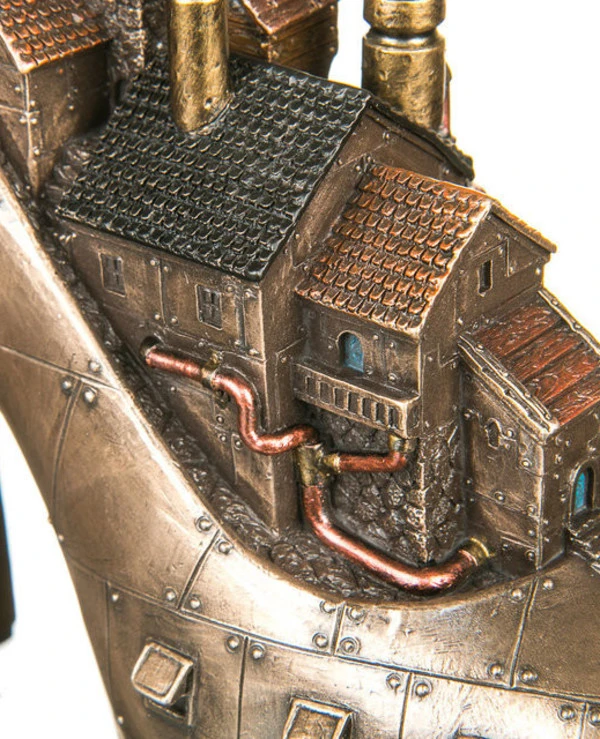 Veronese Steampunk "Shoe-City" (26 сm) 76936A4 | 76936A4 figurine, photo, price, buy - 3