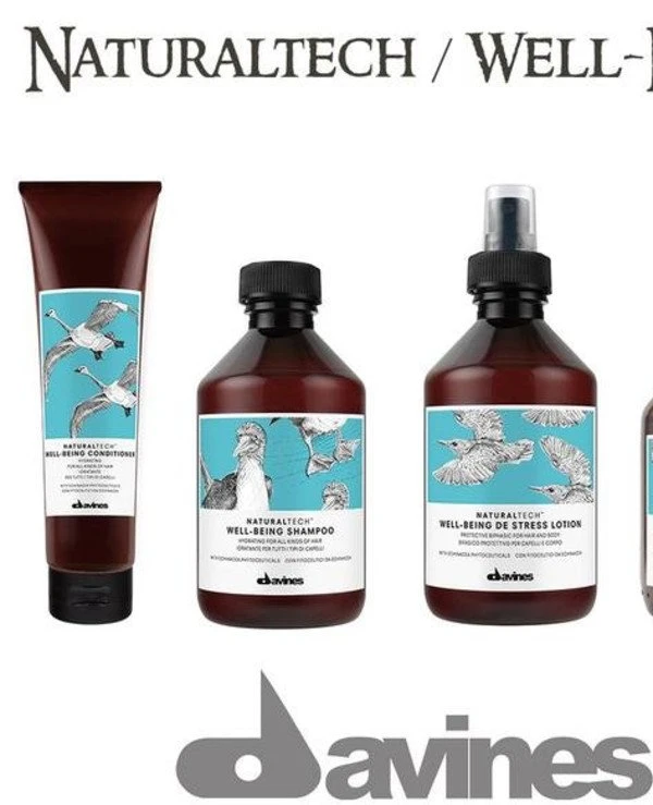 Davines Moisturizing conditioner for health of hair | Davines_Naturaltech_Well-Being_Line_Sq