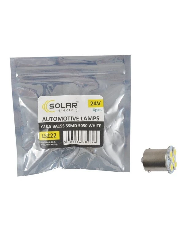 Solar Car lights LED 24V G18.5 BA15s | eb4cf7b197b2c421192a539cd146ccb1