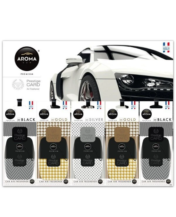 Aroma Car - Планшет ароматизаторов Prestige Card микс (10 шт)  