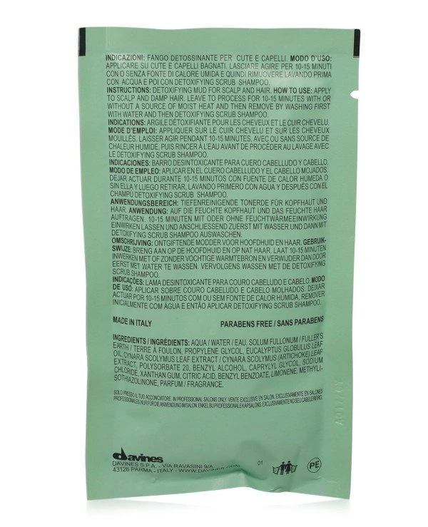 Davines Детоксикуюча маска для волосся | Знижка, акція, купити. - Інтернет магазин AZUM