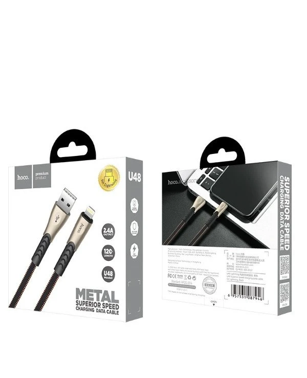 Hoco Кабель синхронизации U48 Superior Speed Lightning Cable | Hoco U48 Superior Speed Lightning Cable фото 2, цена, купить