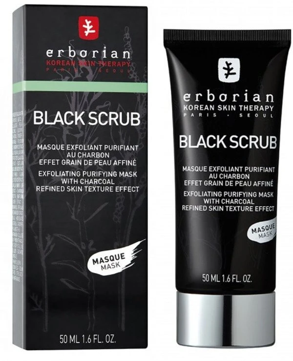 Erborian - Скраб-маска очищающий с древесным углем Black Scrub Mask 50 мл