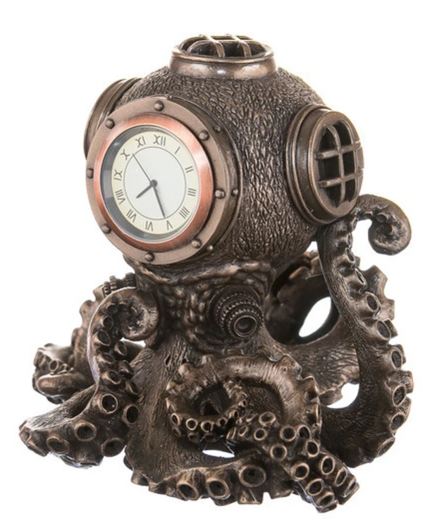 Veronese - Watch "Оctopus" (14 cm)  Bronze