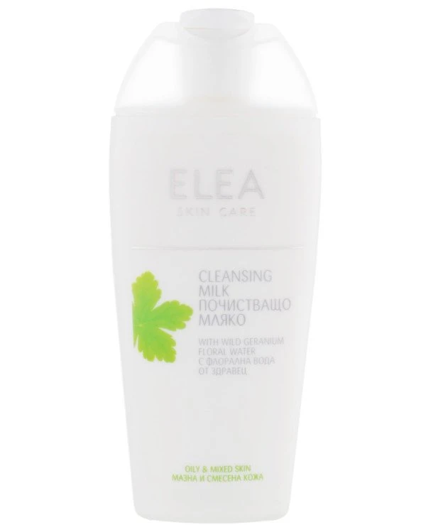 Elea Professional - Очищающее молочко для жирной и смешанной кожи Cleansing Milk with Wild Geranium Floral Water 200 мл