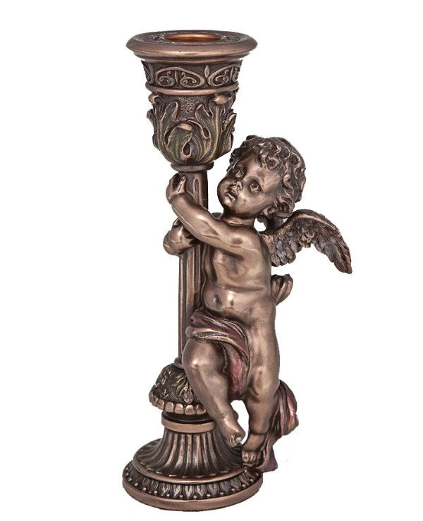 Veronese - Candlestick "Angel" (19 cm)  Bronze