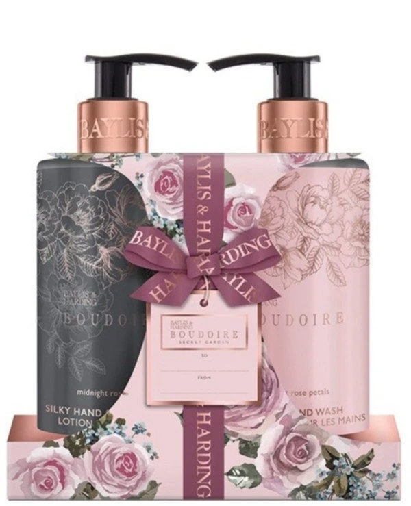 Baylis & Harding - Набор для ванны и душа Boudoir Midnight Rose Petals 