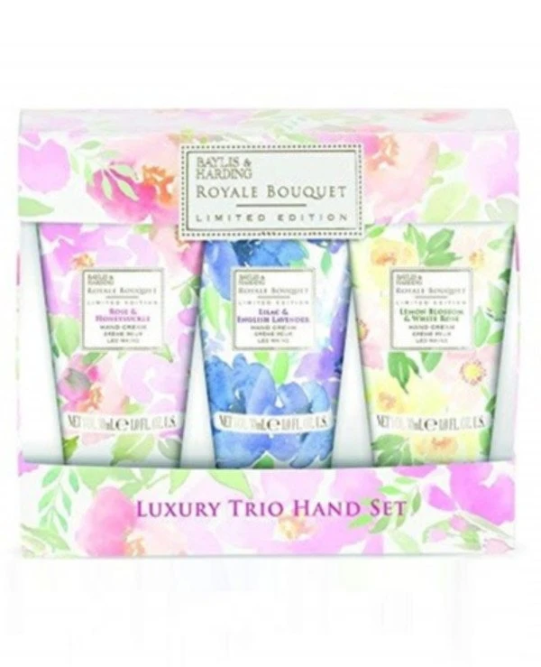 Baylis & Harding - Подарочный набор женский "Королевский букет" Luxury Trio Hand Set 
