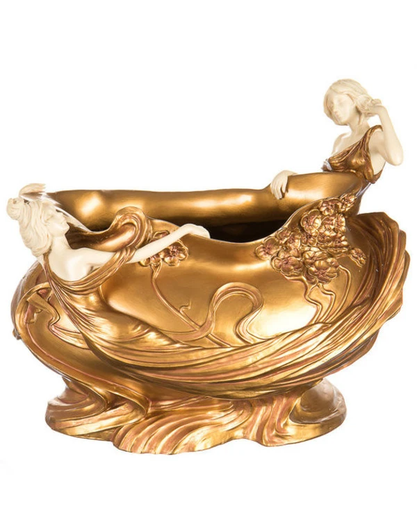 Veronese - Dish "Girl" (26 cm)  Gold