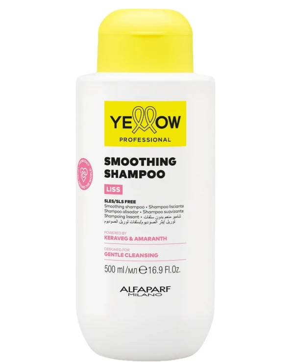 Yellow - Шампунь для выпрямления волос Keratin-HT and Amaranth Shampoo 500 мл