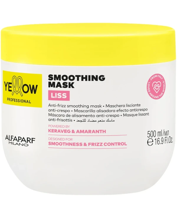 Yellow - Маска для выпрямления волос Keratin-HT and Amaranth Mask 500 мл