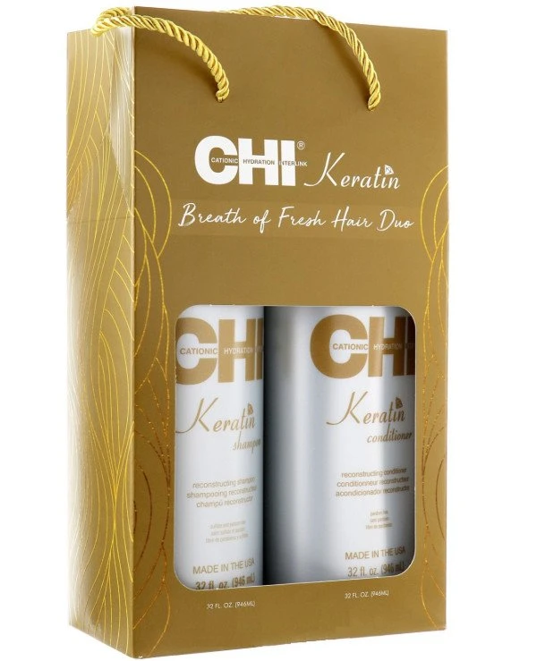 Chi - Набор ''Кератиновое восстановление'' Rebuild Revier Protect Set 