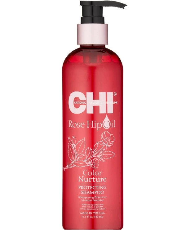 Chi - Шампунь с маслом розы и кератином Color Nurture Protecting Shampoo 340 мл