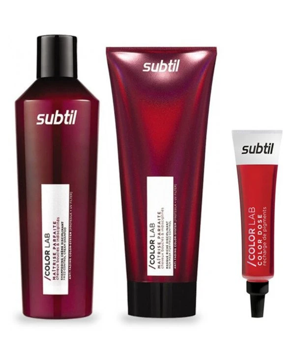 Subtil - Set Subtil Color Lab Maitrise Parfaite - For curly hair (shampoo + mask + direct dye)  