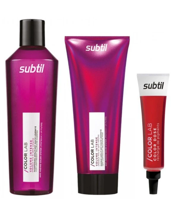 Subtil - Set Subtil Color Lab Volume Intense - For the volume of fine hair (shampoo + mask + direct dye)  