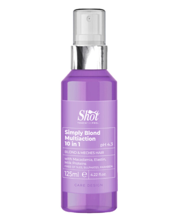 Shot - Elixir multifunctional for bleached and highlighted hair 10 in 1 Simply Blond Multiaction 125ml