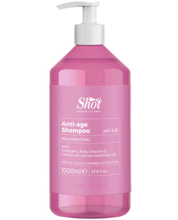 Shot Shampoo restoring with collagen | Shot Design Anti-age Shampoo