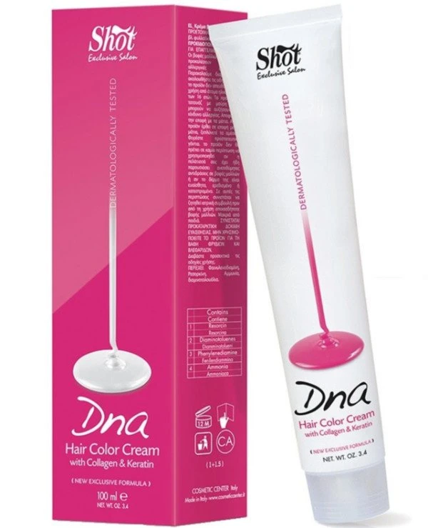 Shot - Крем-краска для волос Hair Color Cream with Colagen 100 мл
