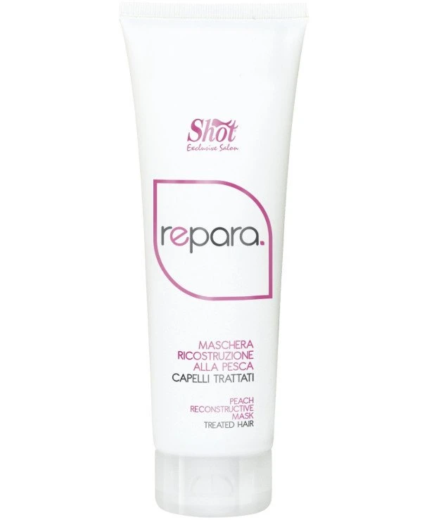 Shot Маска с персиком для поврежденных волос | Shot Repara Peach Reconstructive Mask цена, фото, купить
