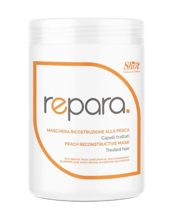 Shot - Маска с персиком для поврежденных волос Peach Reconstructive Mask 1000 мл