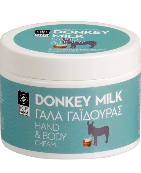 BodyFarm - Cream for hands and body "Donkey milk" Donkey Milk Hand & Body Cream 200ml