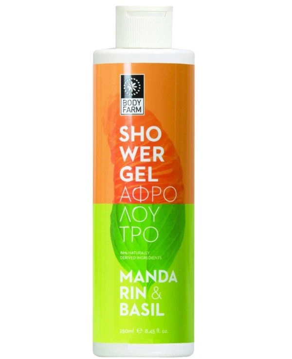 BodyFarm - Shower gel "Mandarin and Basil" Mandarin & Basil Shower Gel 250ml