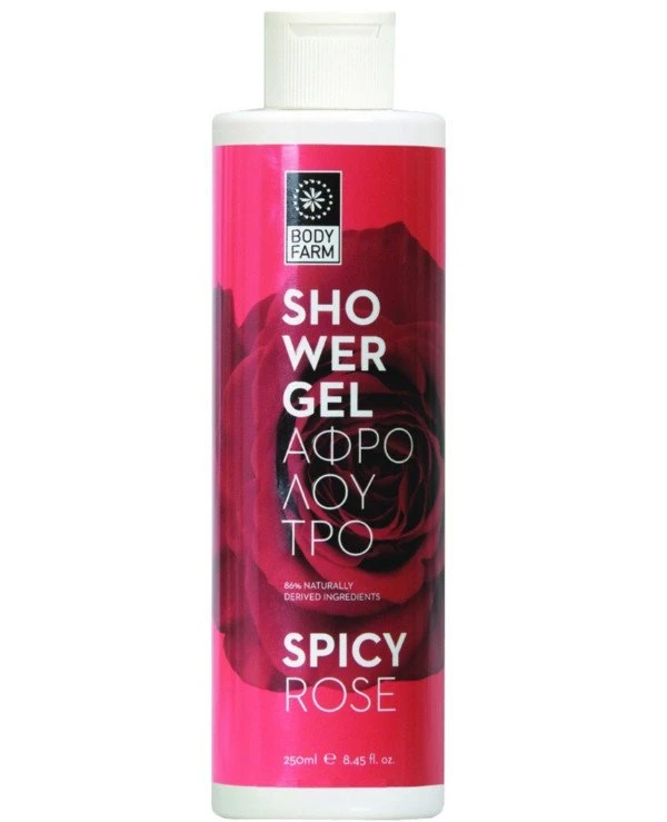 BodyFarm - Гель для душа "Пикантная роза" Spicy Rose Shower Gel 250 мл