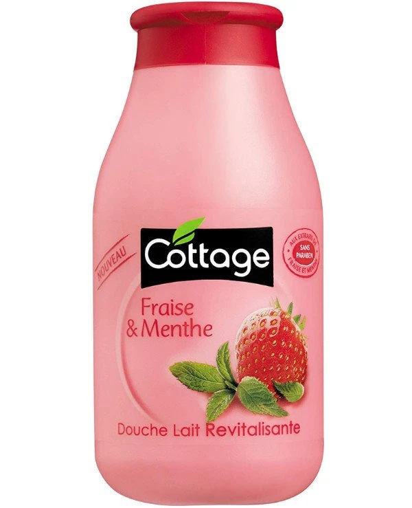 Cottage - Гель для душа "Клубника & Мята" Shower Gel Strawberry & Mint 250 мл