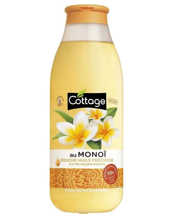 Cottage - Гель для душа с ценным маслом Монои Extra-Nourishing Precious Oil Shower Gel with Monoi 560 мл