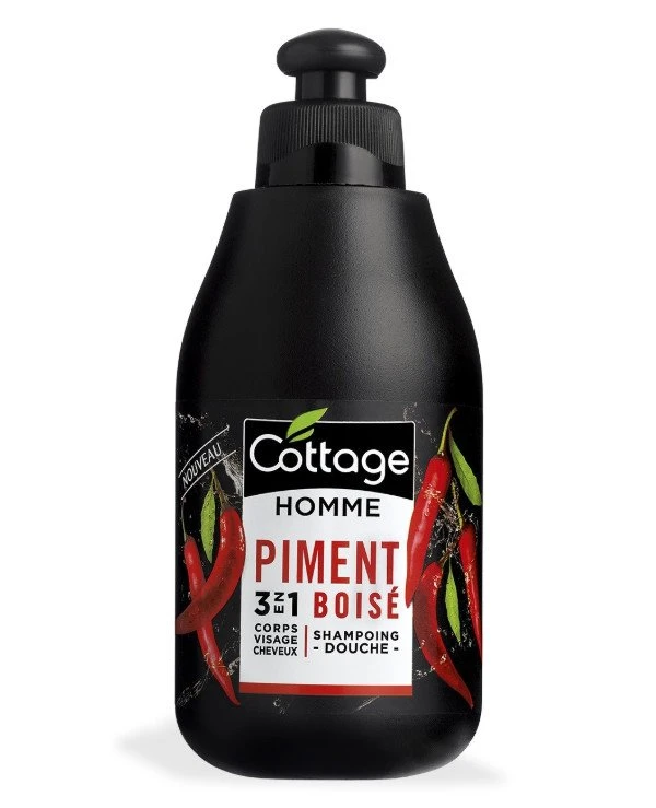 Cottage - Гель для душа Вудед Пеппер Shampoo-Shower Gel 3 in 1 Wooded Pepper Fresh Eff 250 мл