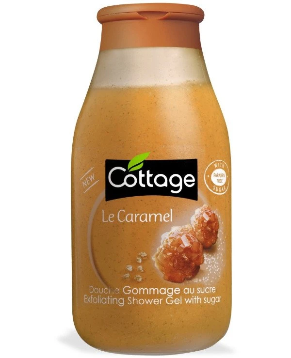 Cottage - Гель-пена для ванны и душа Восхитительная карамель Douche & Bain Lait Caramel 750 мл