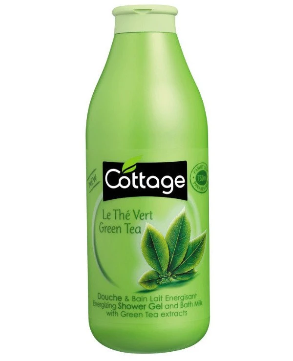 Cottage - Gel-foam for bath and shower Green tea Douche & Bain Lait Caramel Green Tea 750ml