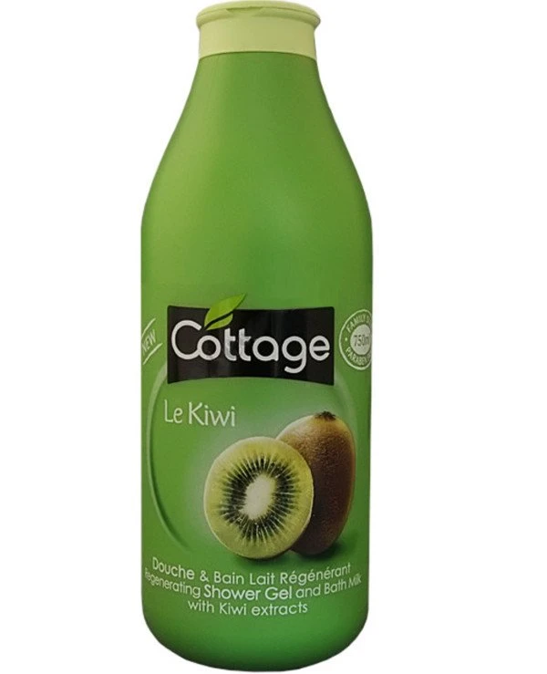 Cottage - Гель-пена для ванны и душа Киви Douche & Bain Lait le Kivi 750 мл