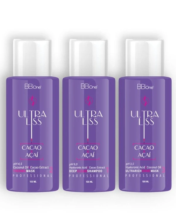 BBOne Набор для выпрямления волос | BBone Ultra Liss Cacao&Acai Kit цена, фото, купить