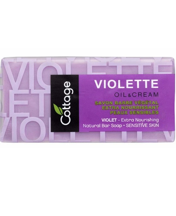 Cottage - Hand Cream Soap Violet Violet Extra-Nourishing Natural Bar Soap 150ml