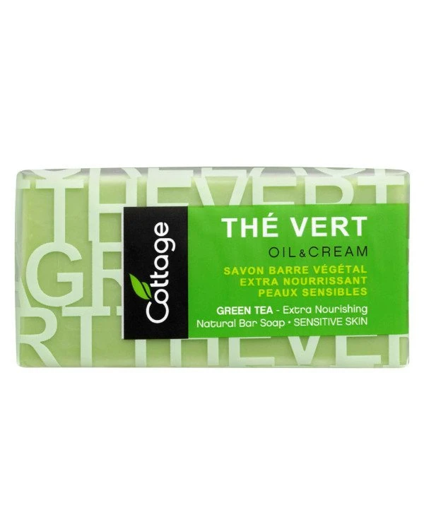 Cottage - Hand Cream Soap Green Tea Green Tea Extra-Nourishing Natural Bar Soap 150ml