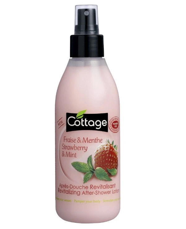 Cottage - Молочко для тела после душа восстанавливающее Клубника & Мята Strawberry & Mint Revitalizing After-Shower 200 мл