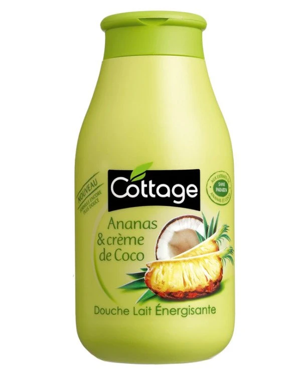 Cottage - Энергетический гель для душа Ананас&Кокосовое молочко Pineapple & Coconut Milk Energizing Shower Gel 250 мл