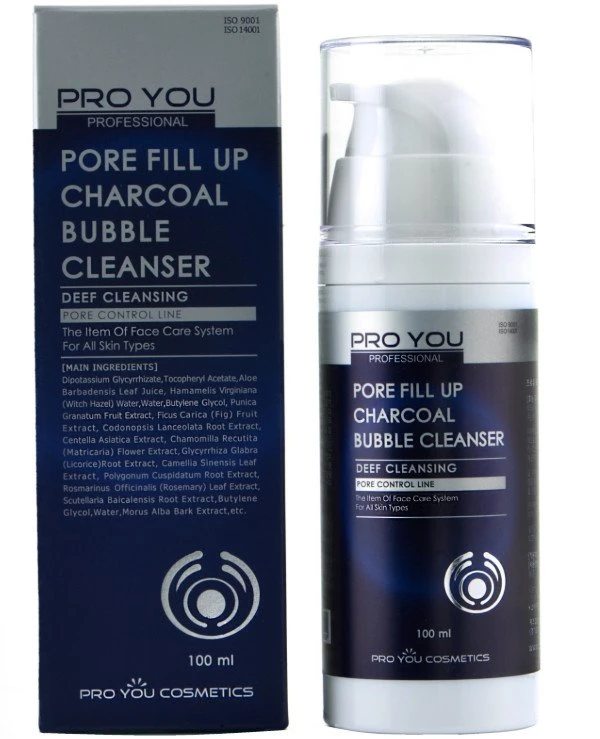 Pro You Professional - Пенка для глубокой очистки пор с древесным углем Pore Fill Up Chorcoal Bubble Cleanser 100 мл
