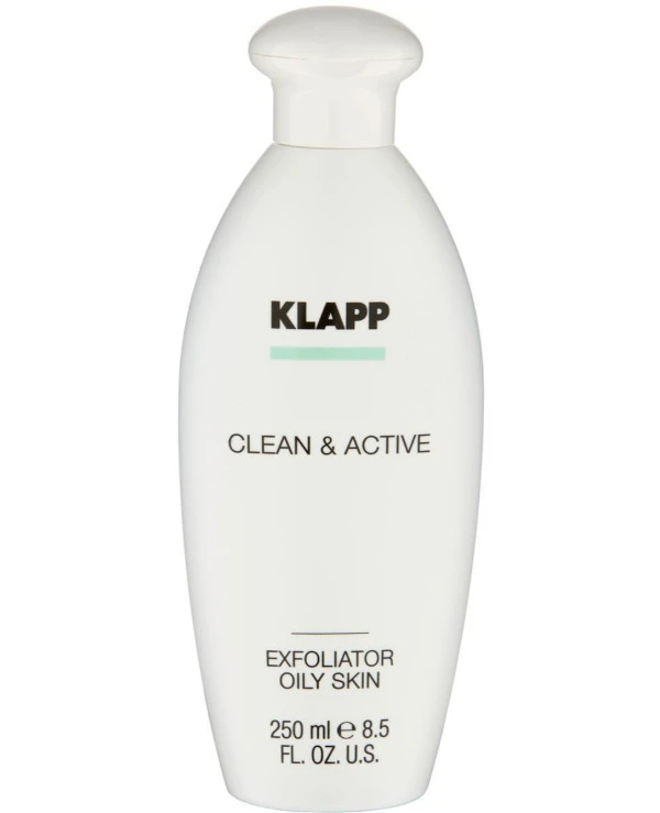 Klapp - Эксфолиатор для жирной кожи Clean & Active Exfoliator Oily Skin 250 мл