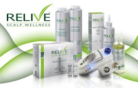 RELIVE Scalp Wellness - Hair and scalp treatment program - Green Light - (Relish Scalp Wellness)